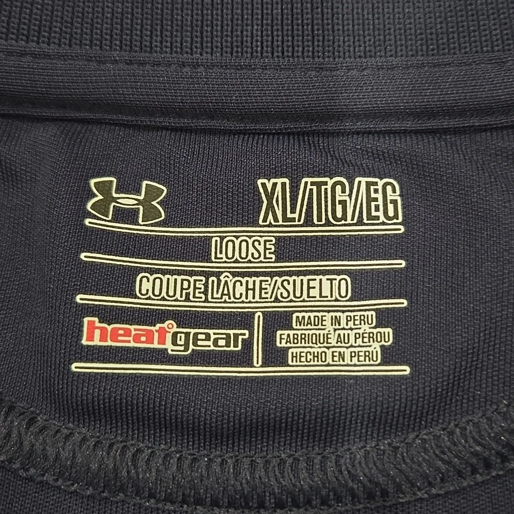 Under Armour Men's Deep Blue Polo Shirt - Picture 5 of 8